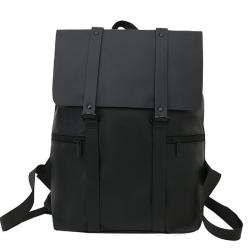 ZR889 New Backpack Business PU Laptop Bag Waterproof Shoulder Bag Printed Logo Large-capacity Student Schoolbag Outdoors Travel