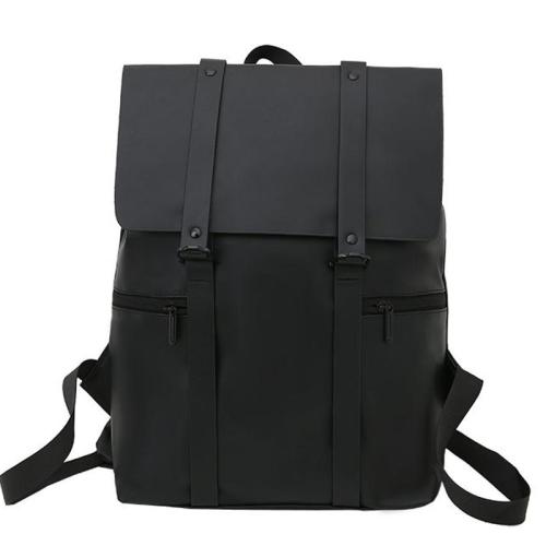 ZR889 New Backpack Business PU Laptop Bag Waterproof Shoulder Bag Printed Logo Large-capacity Student Schoolbag Outdoors Travel