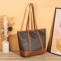 2024 Ladies Tote Bag Fashionable Single Handle Design with Chain Decoration Portable Handbag Women-Joker Foreign Trade Wholesale
