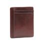 Premium italian leather card wallet with rfid atm card holder with custom embossed logo with gift box