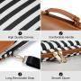 LOVEVOOK ladies office handbags satchel bags women business canvas PU shoulder bag large capacity 15.6 in laptop bags for women