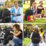 LOVEVOOK Fashion quilted high capacity backpack cooler bag for breast milk, kids, mums camping travel backpack lunch bags