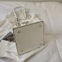 2024 Custom Drawstring Pyramid Vegan Leather Handbag For Women Ladies Luxury Bag