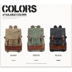 XL063 Retro Customised Styles Drawstring Flap Shoulder Bag European American Style Anti Water Fashion Outdoor Sports Backpack