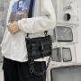 Spring 2021 new street cross-body bag men and women fashion brand small bag casual personality hip hop shoulder bag fashion dual