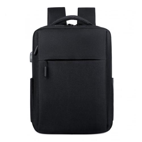 Unisex Large Capacity USB Laptop Backpack Waterproof Oxford Custom Schoolbag with Zipper Closure for Students
