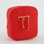 RTS 18 Colors In Stock Best Gifts Bag Makeup For Girls Custom Small Pouch With Zipper Closed Nylon Cosmetic Bag