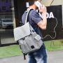 Men's Briefcase Printing logo Waterproof Bag Computer Bag Laptop Fashionable Korean Breathable Large Capacity Backpack With Us