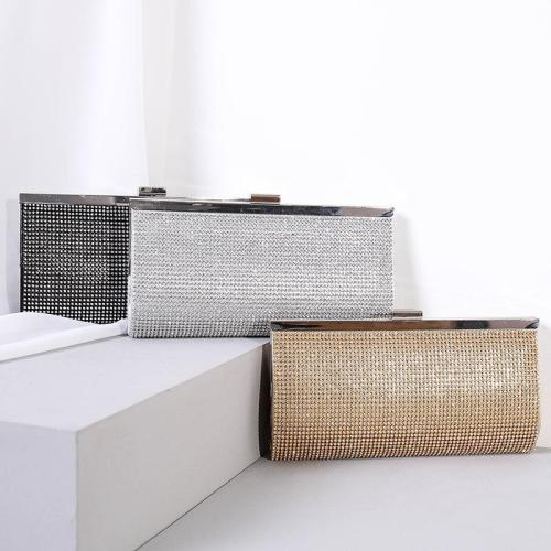 2024 New Rhinestone Banquet Evening Bag Chain Female Clutch Bag Women's Handbags