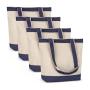 Cotton Canvas Custom Large Beach Bag Reusable Wholesale Canvas Tote Beach Bags For Shipping Ladies And Women