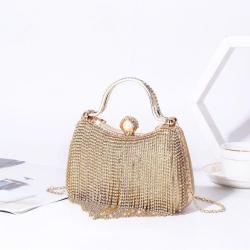 Ladies Pearl Dinner Bag rhinestone tassel Handbag Bling Bling Party Bag Ladies Clutch Evening Bags With Handle 2024