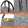 Gelory Reusable Waterproof Tote Lunchbag Women Insulated Cooler Lunch Bag For Office Lady