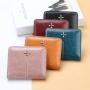 OEM058 Short Women Wallets Money Bag Coin Pocket New Korean Card Holder Ladies Clutch Purse Retro ID Card Case Gift Card Bag