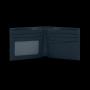 Bi-fold RFID leather men wallet customized with logo men's wallet real leather
