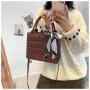 AL006 New Hot Sell Fashion Women Handbags Luxury Wholesale Square Designer Women's Shoulder Bag PU Leather Ladies Bags