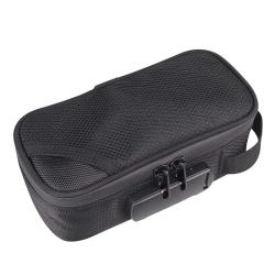Hot Sell Carbon Lining Pipe Pouch Child Proof Stash Box Herb Smell Proof Container  Locked Box for Tobacco