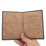Wholesale leather passport travel wallet slim passport cover rfid blocking leather passport holder