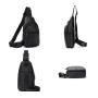 ZF147 Slanting Cross-body Bag Men Head Layer Cowhide Shoulder Chest Bag Simple Waterproof Wear-resistant Fashion Business