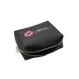 Custom Eco Saffiano PU leather Cosmetic Bag Small Zipper Pouch Travel Make Up Bag Organizer