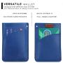Minimalist Slim Credit Card Holder Business RFID Blocking Wallet Leather Card Holders High Capacity Leather Mini Card Holder