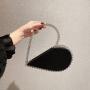 New Fashion French Style Dinner Bag Female Designer Ladies Diamond Glitter Bag Bolsos para mujeres Love Banquet