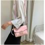 2024 Summer Girl's Bag New Korean Fashion Single Shoulder Bag With Braided Belt Colorful Square Cover Messenger Ladies Bag