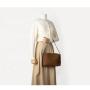 2024 Korea Simple Design Shoulder Bag Hot Sale Brown Customizable Handbag Faux Antler Leather Handbag Women