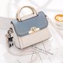 2024 New Fashion Embroidery Lace Portable Small Shoulder Messenger Bag Single Handle Chain Color Matching Ladies' Wholesale