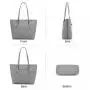 Lovevook High quality wholesale 3 in 1 set crossbody bag popular PU leather ladies tote bags women shoulder handbag set