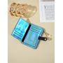 2024 New Women's Ultra thin Lacquer Leather Bright Multi functional Card Bag