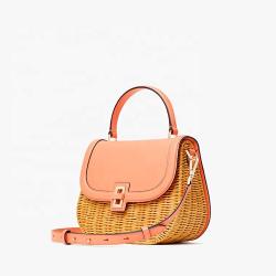 Fashion Single Shoulder Crossbody Handbags Ladies Handbag Women OEM ODM Straw Single Shoulder Bags Portable