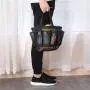 ZR437 Portable Mesh Beach Polyester Bag Make Up Travel Storage Washing Bag Swimming Multiple Pockets Swimming Travel summer bag