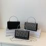 Fashion Bags For Women Diamond Hand Bags Ladies Shiny Chain Womens Shoulder Bags