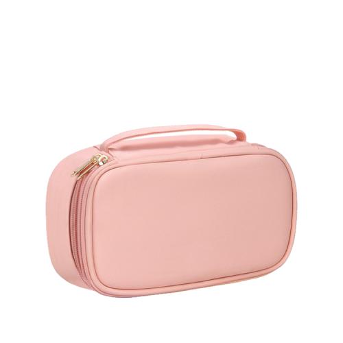 ODM OEM NEW Arrival 2023 Aopiya wholesale  custom PU leather luxury makeup Bag Portable 2-layer large capacity cosmetic bag