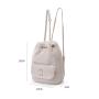 Wholesale Handbags Factory Custom Korea Trending Plush Rolling Bags Winter Cute Plush Ladies Fluffy Backpack With Gold Chain