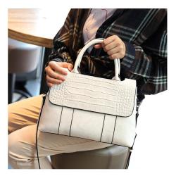 Luxury Crocodile Pattern Embossed Leather Woman Ladies Designer Handbag Tote Hand Shoulder Crossbody Bags Girl 2024 New Fashion