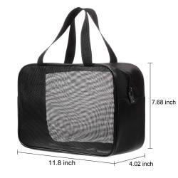 Gelory Factory Wholesale Shower Supplies Storage Bag Portable Mesh Tote Bag Storage Cosmetic Bag