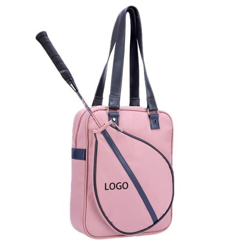 Customized Logo luxury sport fitness tennis racket bags waterproof girls hand tote badminton bag for woman