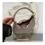HR259 Handheld Minimalist Multi Colors Underarm Bag PU Textured Women's Shoulder Bag Niche Design Crossbody Dumpling Shape Bag