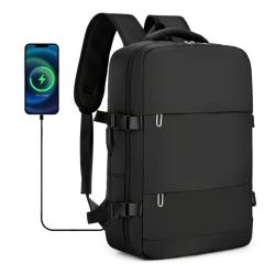 ZR898 Laptop Bag USB Charger Computer Cover Backpack Oxford Fabric Waterproof Zipper Print Logo Gift Backpack Business Schoolbag