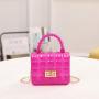 Transparent Small Square Bag PVC Chain Crossbody Jelly Bag Aromatic Lipstick Women Messenger Bags Female Small Shoulder Handbag