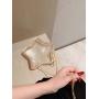 New style fashion star clutch bag evening bags acrylic star shape clear clutch purse bag with chain for women