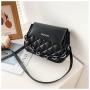 2023 New Fashion Small Square Diamond Lattice Zipper Bag Single Shoulder Messenger Chain Bag Women Hand Bags Ladies