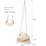 LOVEVOOK party evening bag for ladies PU leather handbags women's shoulder messenger bag fashion ladies hand bags