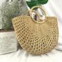 OEM Sac Plage En Paill 2022 Bolso Paja Bolsa De Palha Bors Paglia Large Tote Handmade Hollow Out Woven Beach Summer Straw Bags