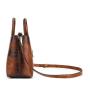 2024 Custom Luxury Emboss Flower PU Leather Bag For Women Ladies Vintage Handbag