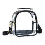 Women's Clear PVC Crossbody Tote Bag Strap Stadium-Approved Waterproof Transparent Fashion Waist Bag Zipper Customizable Color