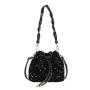 New design crossbody bucket bag with women's drawstring pleated portable sequin ladies shoulder bags handbags for women luxury