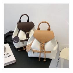 Alligator Korean Fashion Sling Bags Pu Ladies Shoulder Bag Large Compartment Backpack with Carton Printing