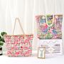 Fashion Letter Printing Designer Handbag Wholesale Canvas Overnight Bag For Women Cotton String Large Capacity Bolsas Para Mujer